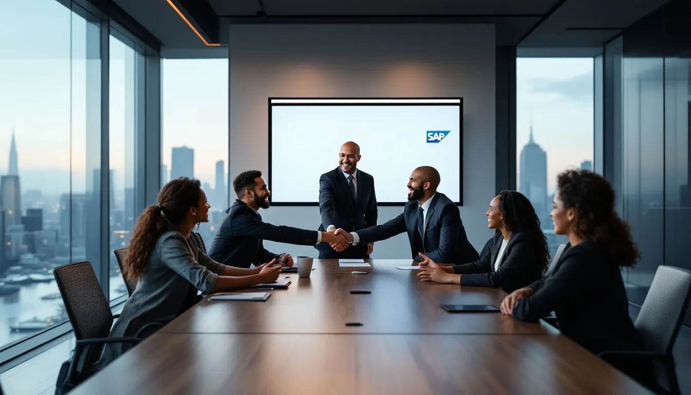 Erfolgreiche Akquise von SAP Kunden: Top Strategien und Tipps Ein Bild, das erfolgreiche Kaltakquise bei SAP Kunden zeigt.